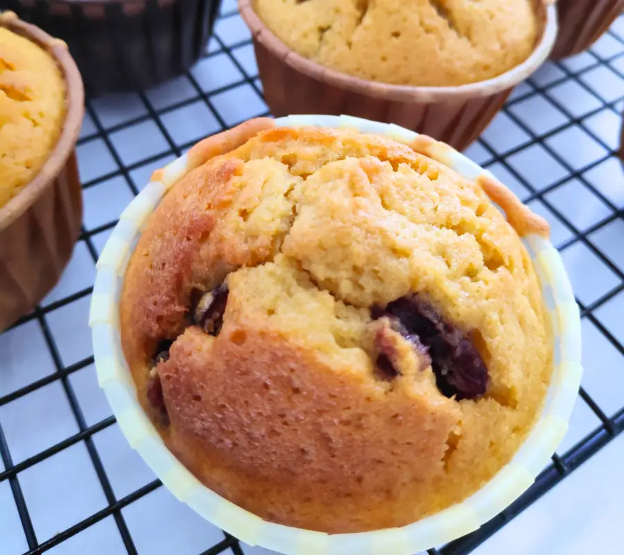 Easy Blueberry And Cranberry Muffins: Dairy-Free Recipe