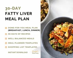 30 day meal plan for fatty liver