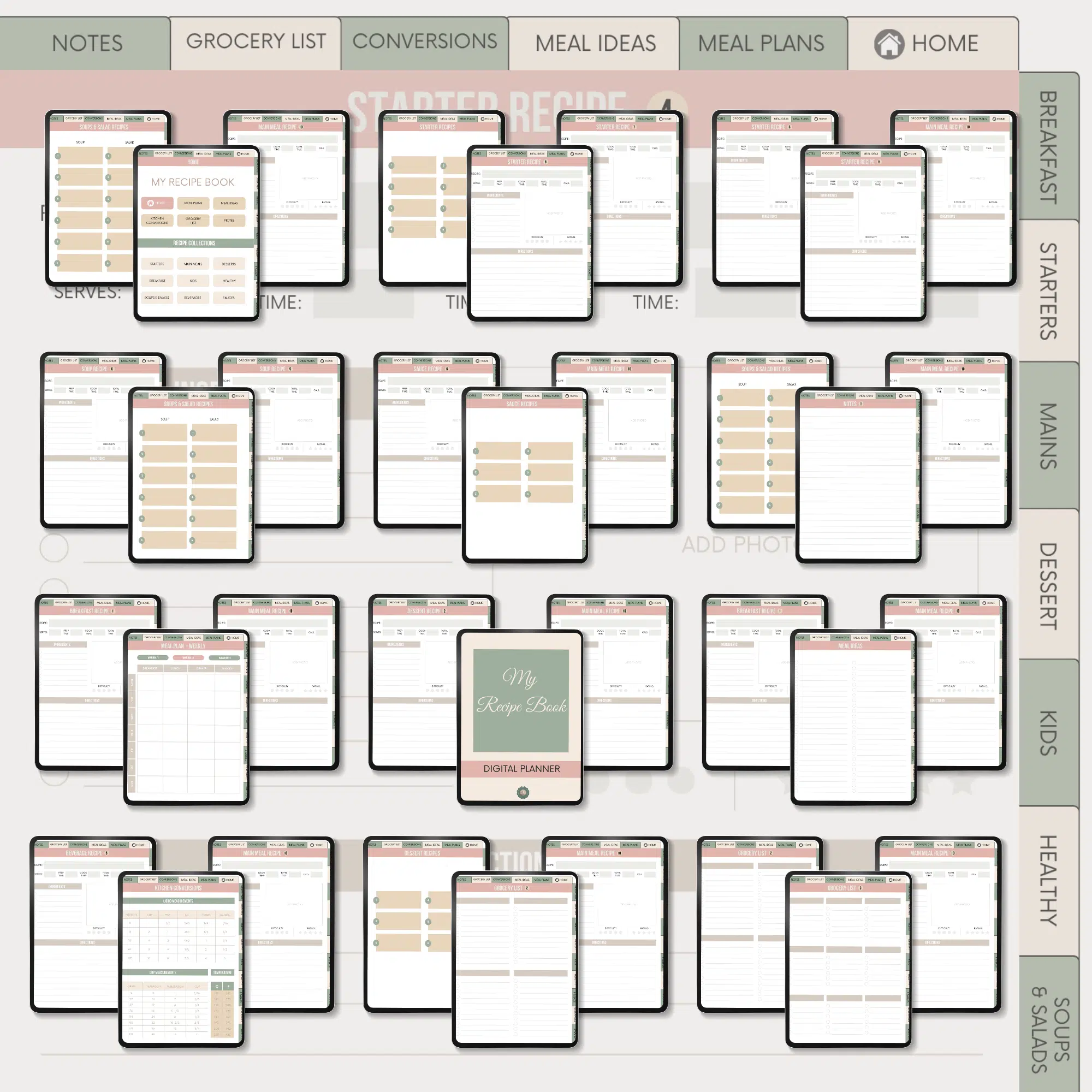 Digital Recipe Planner for GoodNotes - Image 2