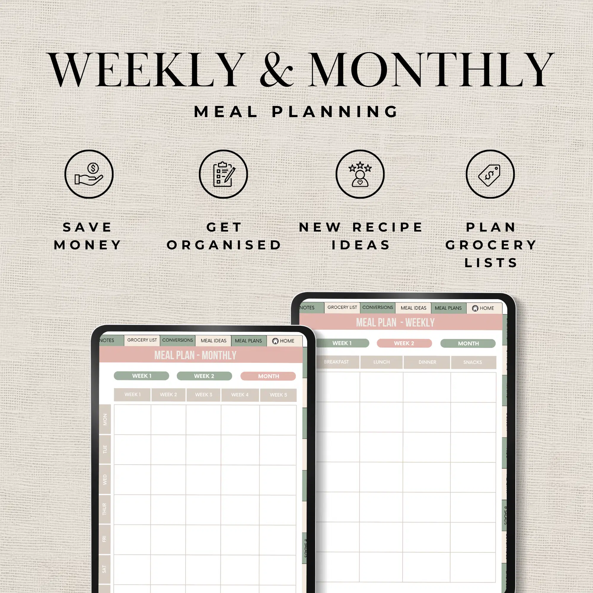 Digital Recipe Planner for GoodNotes - Image 3