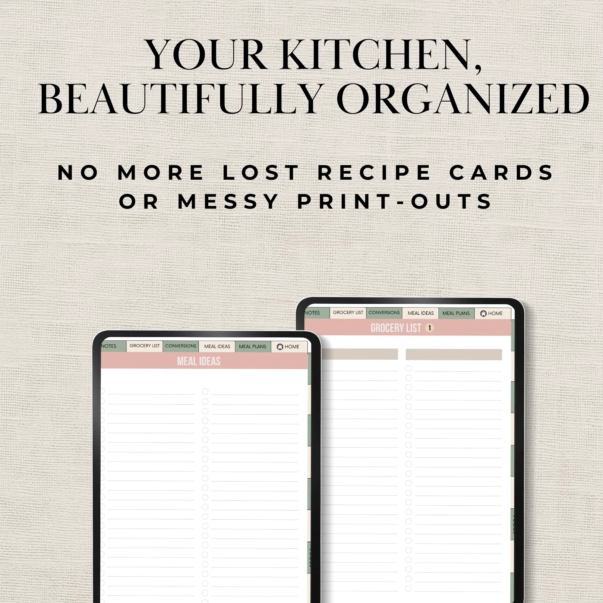 Digital Recipe Planner for GoodNotes - Image 5